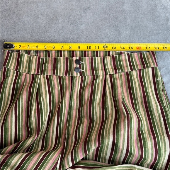 NWOT Lucy & Yak Addison Jeans Organic Twill Elm Stripe Size W36 - Picture 12 of 15